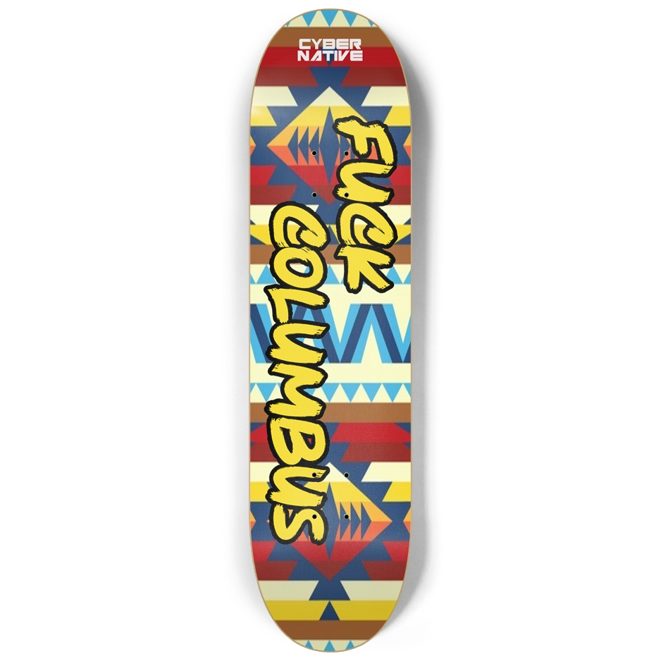 F*** Columbus - Yellow - 8 1/4 Inch