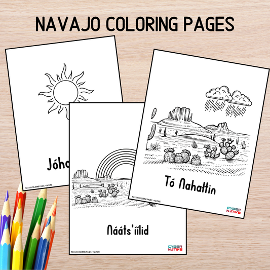 Nature (Navajo Coloring Pages)