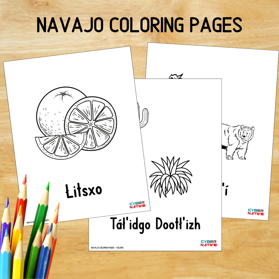 Colors (Navajo Coloring Pages)