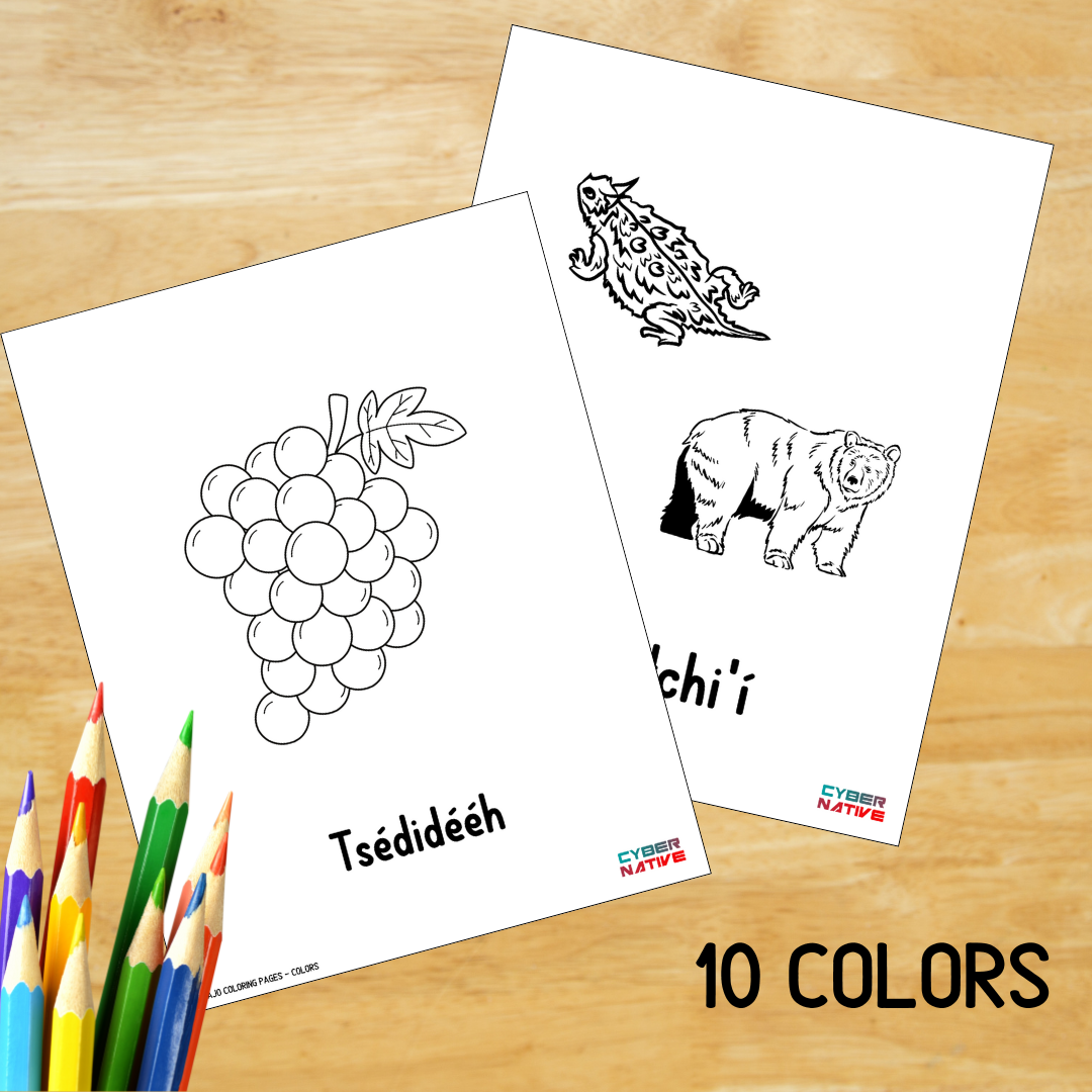 Colors (Navajo Coloring Pages)