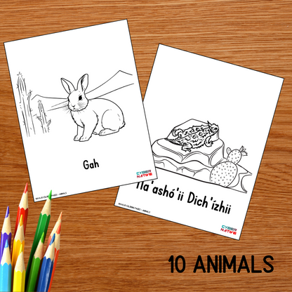 Animals (Navajo Coloring Pages)