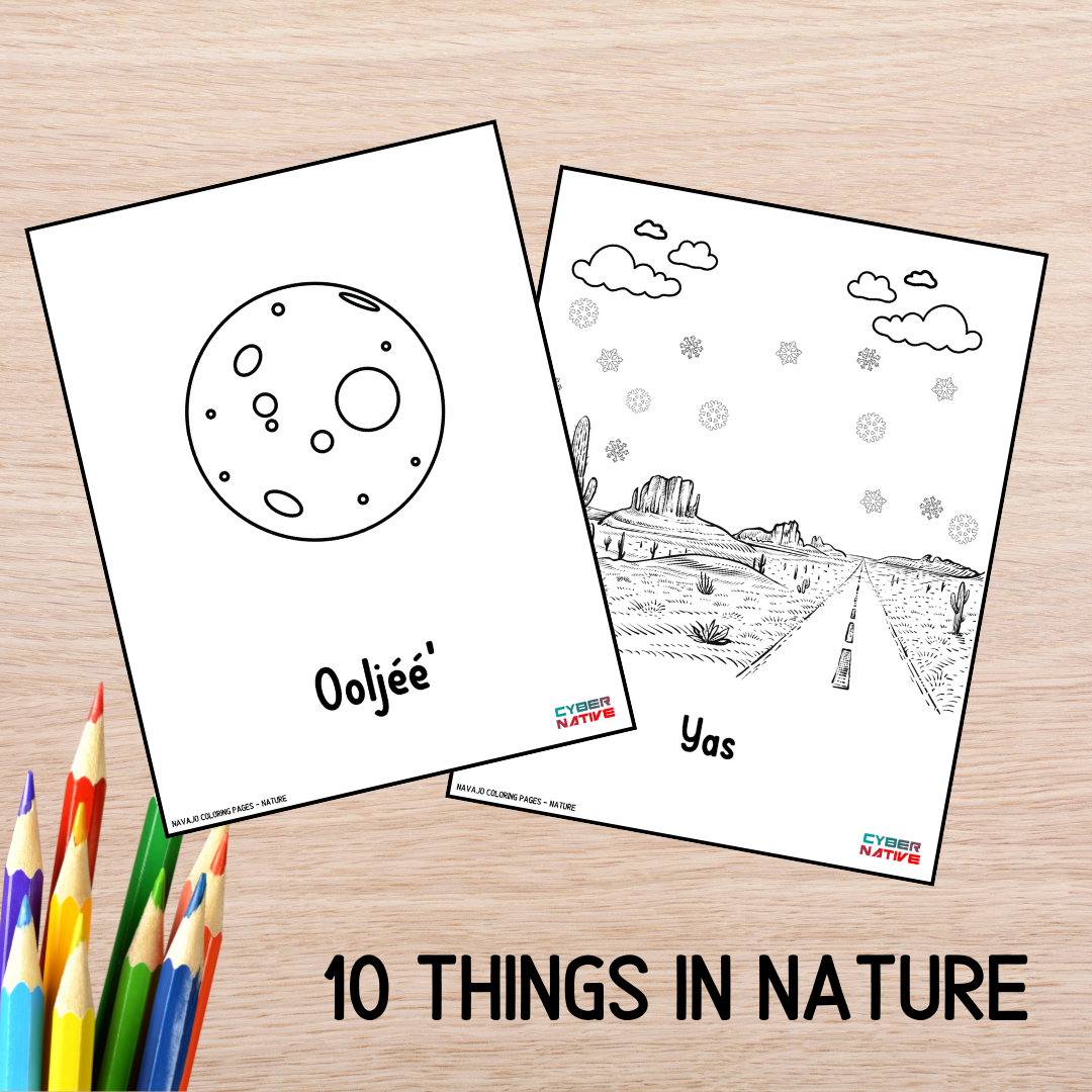 Nature (Navajo Coloring Pages)